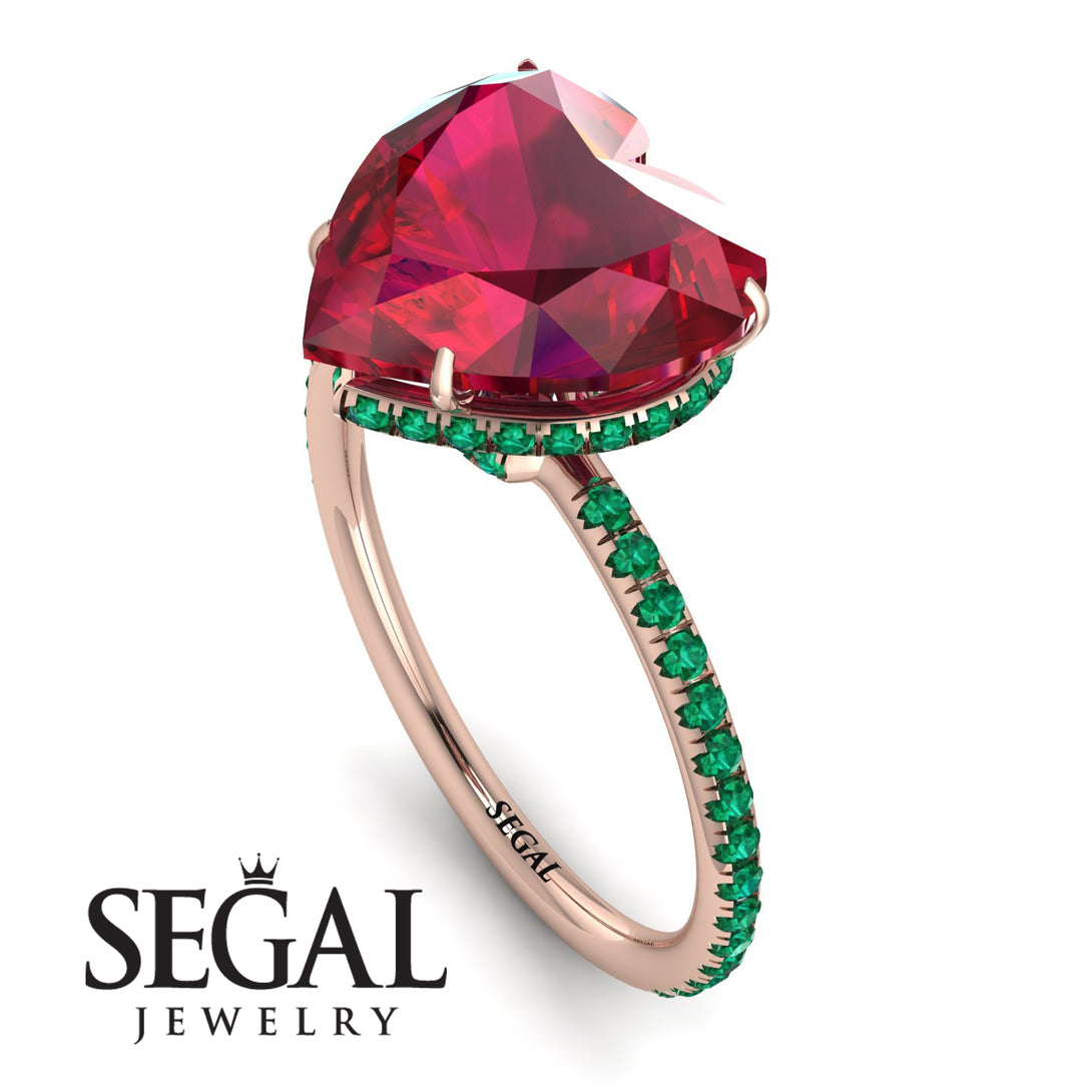 Heart Shape Ruby Ring - Noelle No. 26